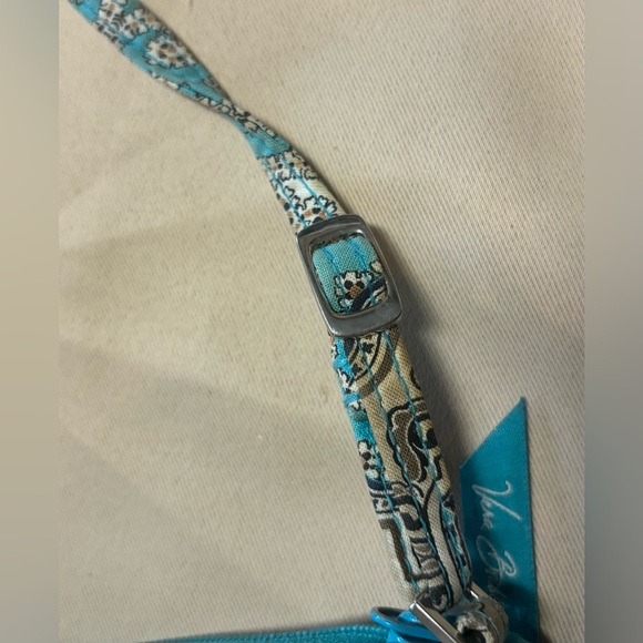 Vera Bradley‎ Frannie Turquoise Crossbody Bag with Paisley Design - Picture 13 of 16